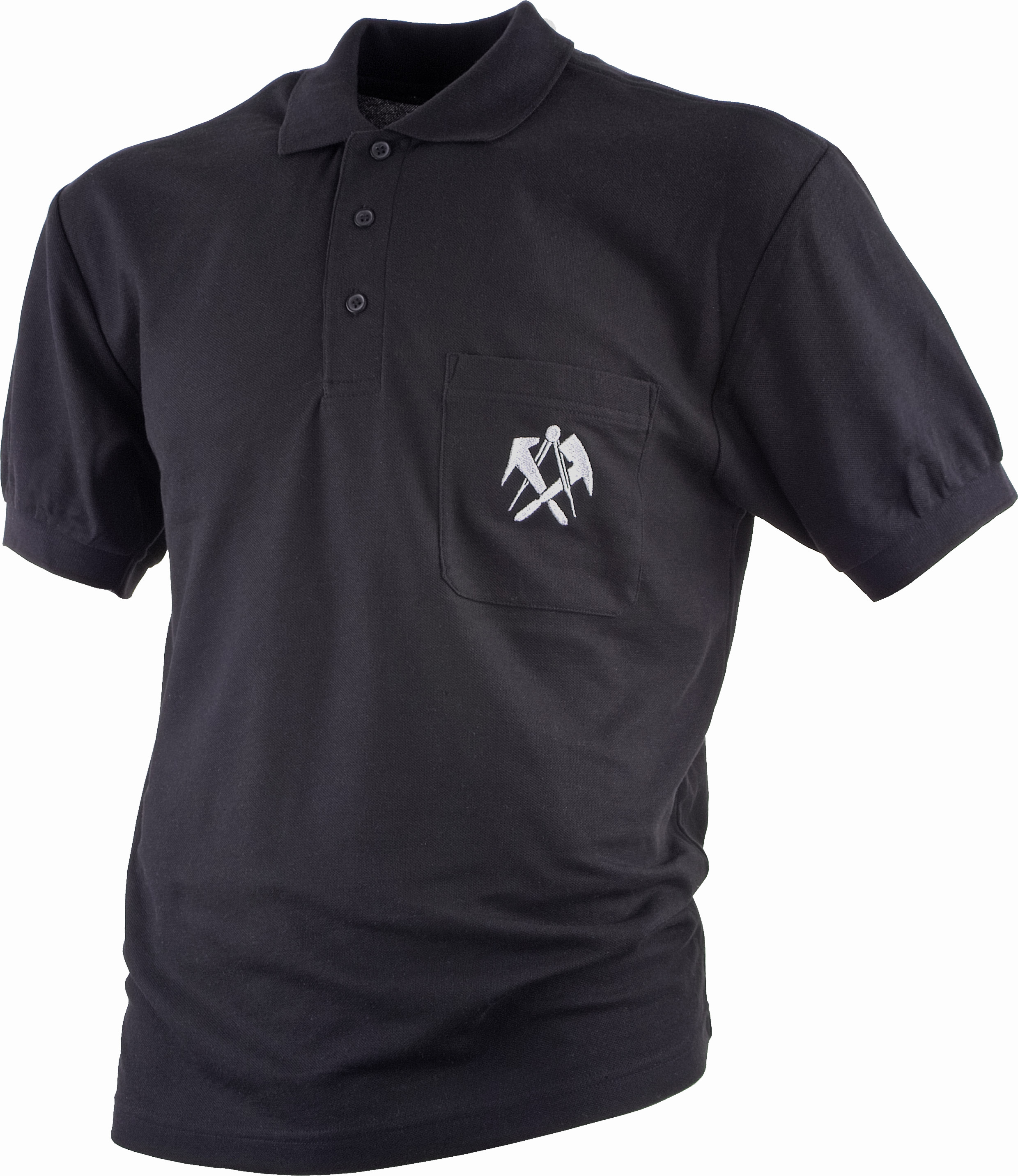 Pocket-Polo DACHDECKER schwarz