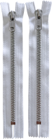 2-er Pack JOB-Ersatz-Rei�verschl�sse 20 cm L�nge wei�