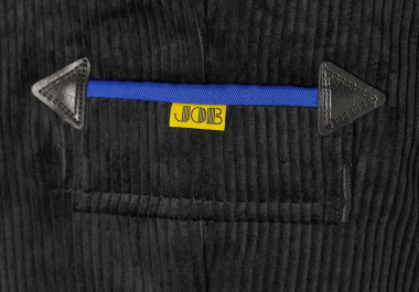 Image Zunfthose ALPER mit Kniepolstertaschen und rot/blauer Paspelierung