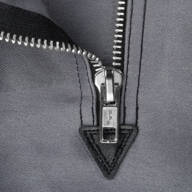 Zunfthose LASSE Doppel-Pilot grau mit Kniepolstertaschen