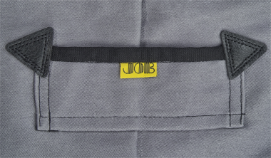 Zunfthose LASSE Doppel-Pilot grau mit Kniepolstertaschen