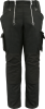 leichte Zunft-Elastikbundhose PAUL schwarz aus Canvas mit Kniepolstertaschen