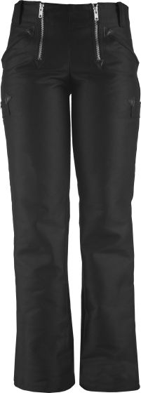 Damen Zunfthose ALEX Doppel-Pilot schwarz, ausgestelltes Bein
